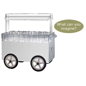 Clear Acrylic Candy Cart 1