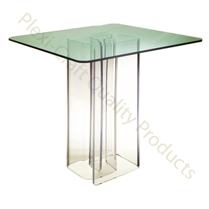 Clear Acrylic Shirley Base Table
