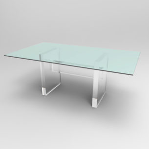 Buy Hamlet Acrylic Dining Table Base | Plexi-Craft Signature Collection