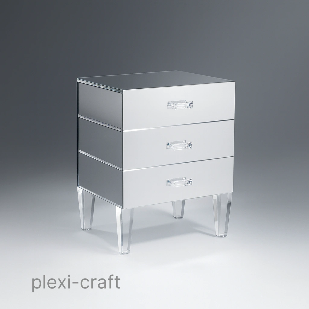 King George Nightstand 3 Drawer