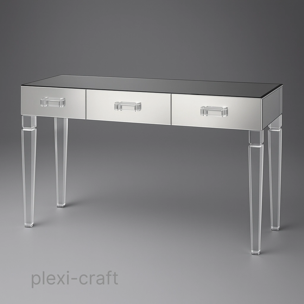 King George Vanity Table 3 Drawer