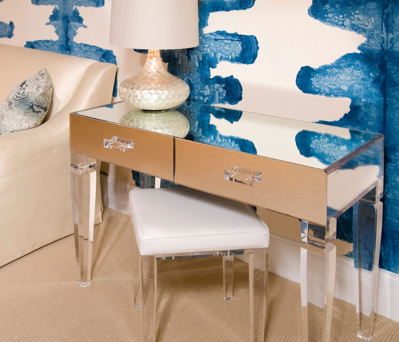 Clear Acrylic Vanity Table