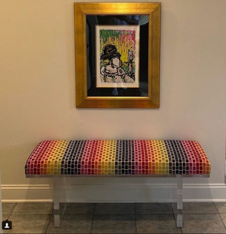 Acrylic Bench for Living Room