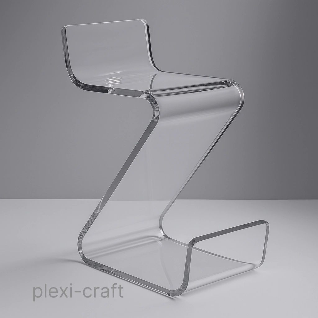 acrylic Z Bar stool