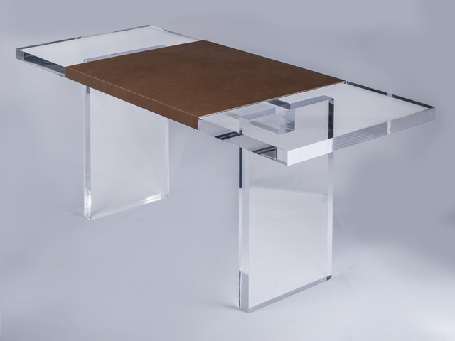 Acrylic-Leather-Wrap-Desk