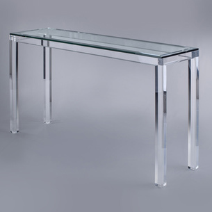 Buy Parson Console Table for Living Room | Custom Acrylic Table in NYC