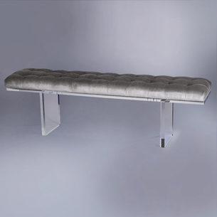 Buy Acrylic Shinto Bench | Modern Bench for Living Room and Bedroom