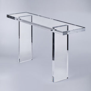 Buy Shinto Console Table for Living Room | Lucite Furniture Manufacturers