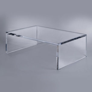 Buy Plexi-Craft Slab Coffee Table | Custom Acrylic Furniture Manufacturers