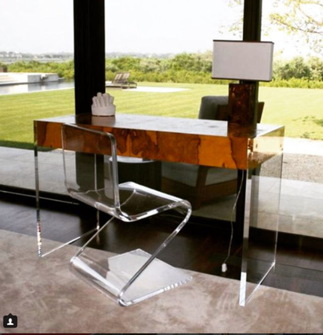 Buy Plexi-Craft Acrylic Z Chair in UK | Modern Chair for Dining Table