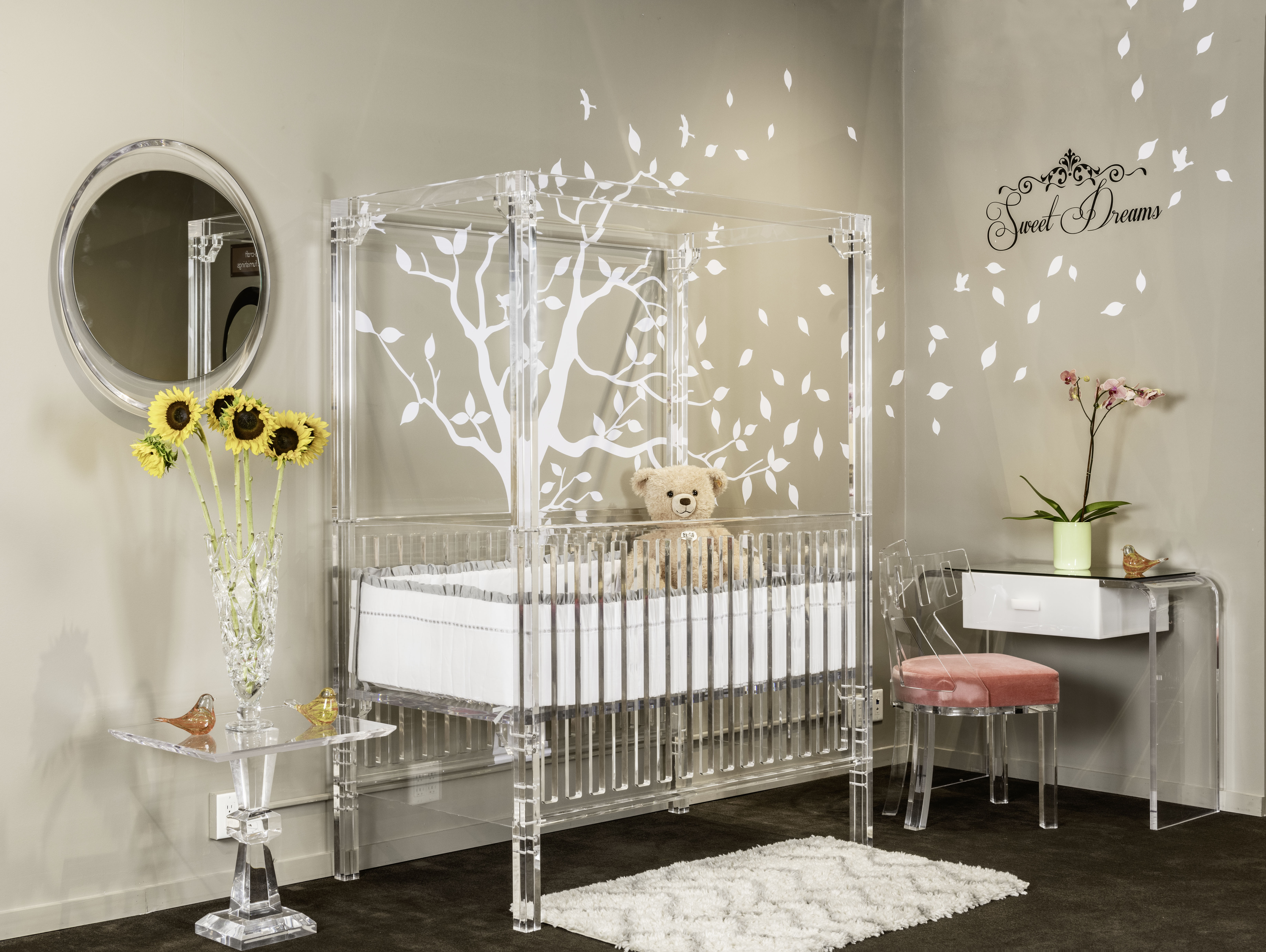 lucite crib