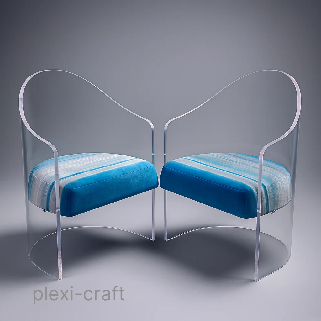 acrylic Crescent Chair