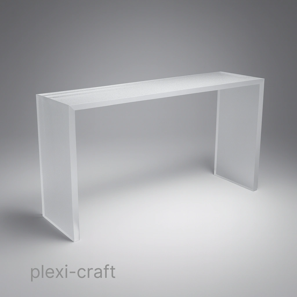 Frozen Slab Console Table