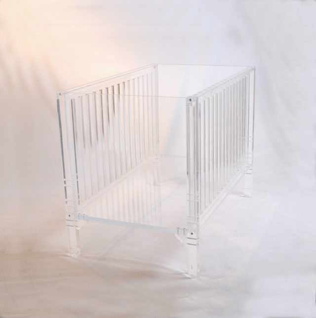 Buy Sweet Dreams Clear Acrylic Baby Crib | Lucite Furniture Manufacturer